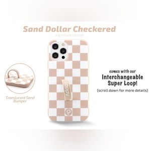 Loopy 12/12 Pro Sand Dollar Checkered Matte